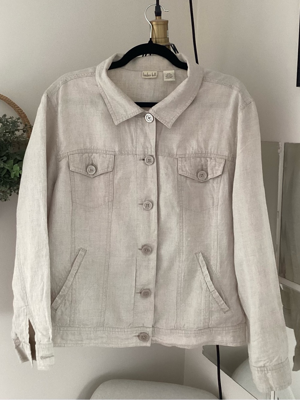 Linden Light Taupe Jean Jacket